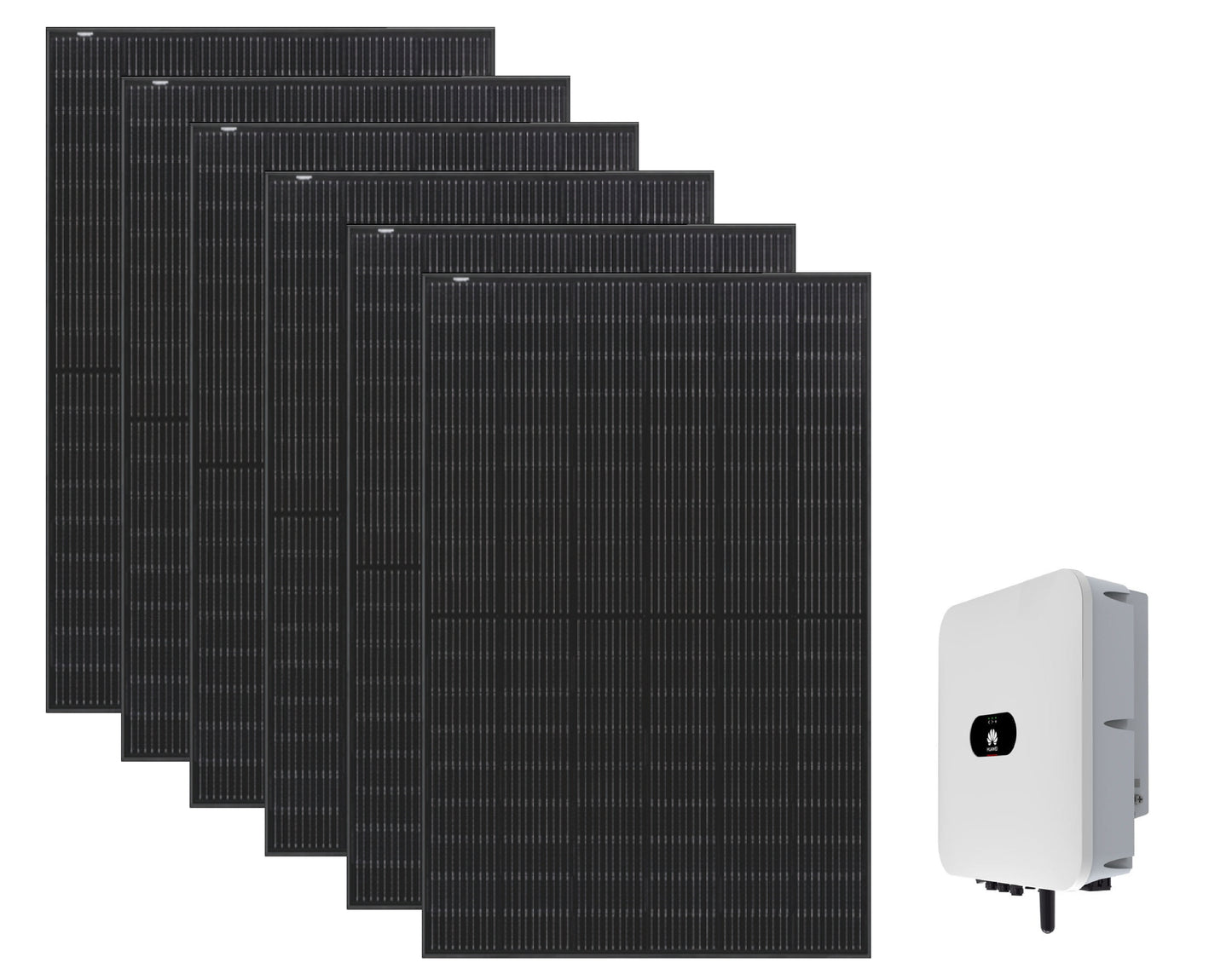 2,025kWp Mini Solaranlage Full Black Huawei Sun 2000-2KTL